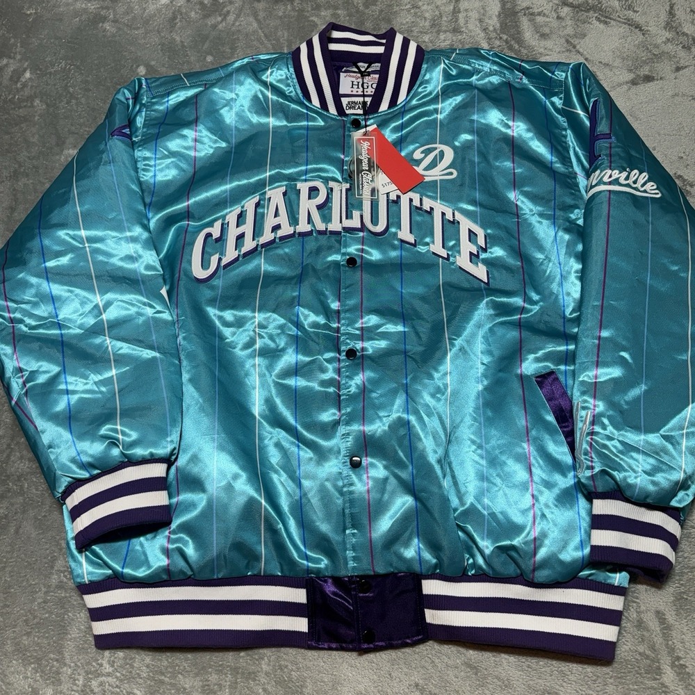 HEADGEAR CLASSICS Charlotte Dreamville Satin Jacket Mens‎ Size 7XL